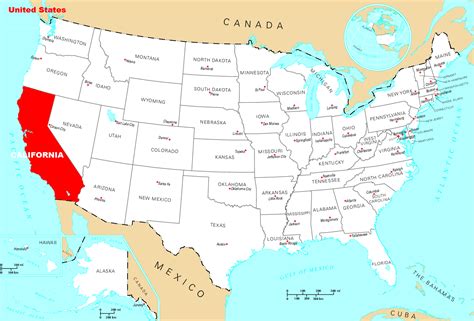 where is california located.